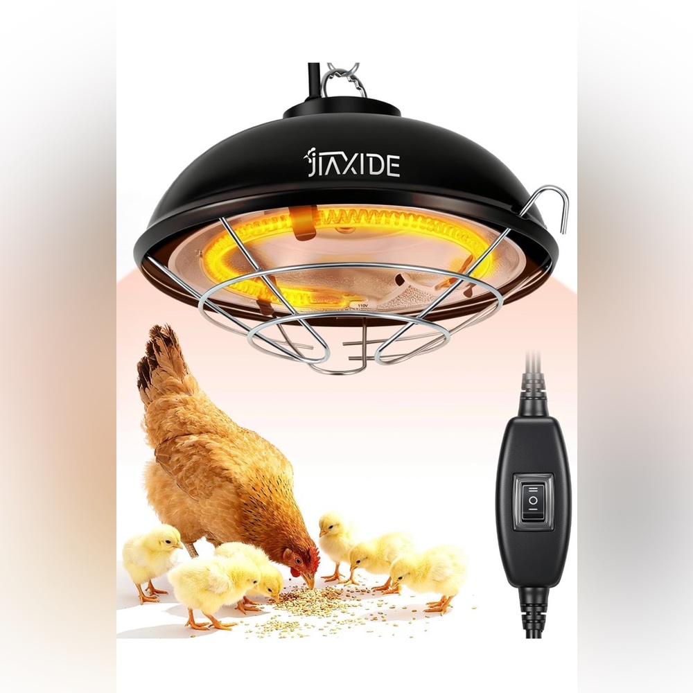 Heating Lamp for pets and 350W dual-mode with a 7.87-feet cord